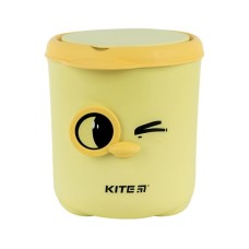 Кошик для паперів Kite Настільний контейнер для сміття, жовтий (K24-011-2)