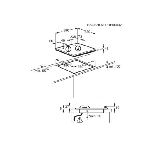 Варочна поверхня Electrolux KGG64362K