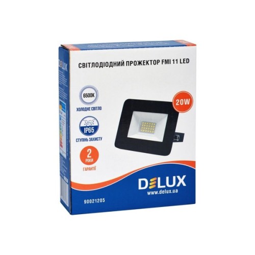 Прожектор Delux FMI 11 LED 20Вт 6500K_IP65 (90021205)