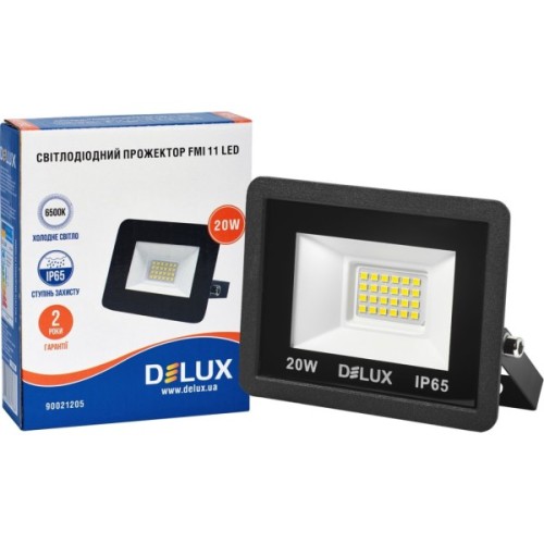 Прожектор Delux FMI 11 LED 20Вт 6500K_IP65 (90021205)
