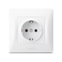 Розетка Videx BINERA 1ая із заземленням (VF-BNSK1G-W)