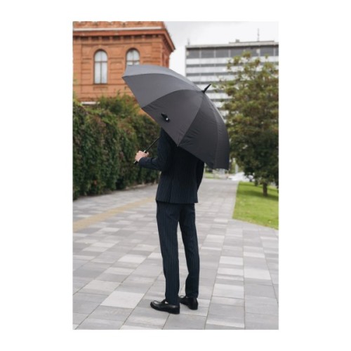 Парасоля Krago тростина Soft Black з ручкою із гумовим покриттям (umb-9-001)
