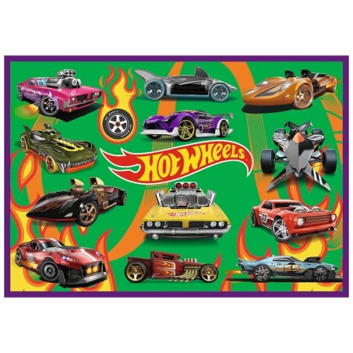 Пазл Trefl Hot Wheels Гоновчний автомобіль 4х 250 елементів (5900511133127)