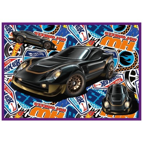 Пазл Trefl Hot Wheels Гоновчний автомобіль 4х 250 елементів (5900511133127)