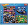 Пазл Trefl Hot Wheels Гоновчний автомобіль 4х 250 елементів (5900511133127)