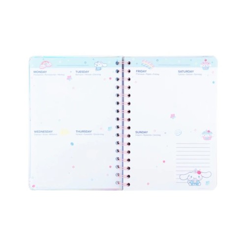 Тижневик Kite дитячий на спіралі Cinnamoroll, тверда обкладинка (CR26-438)