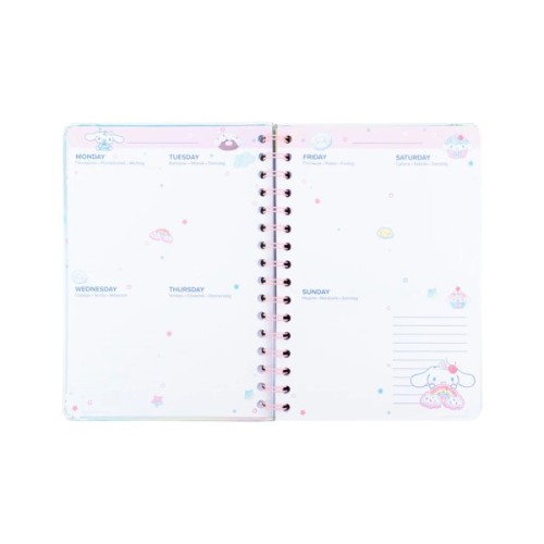 Тижневик Kite дитячий на спіралі Cinnamoroll, тверда обкладинка (CR26-438)