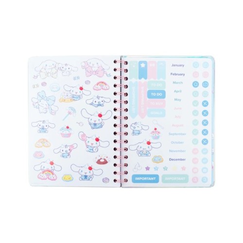 Тижневик Kite дитячий на спіралі Cinnamoroll, тверда обкладинка (CR26-438)