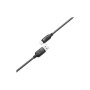 Дата кабель USB 2.0 AM to USB-C 1.2m 3A TPE black Acefast (6974316283812)