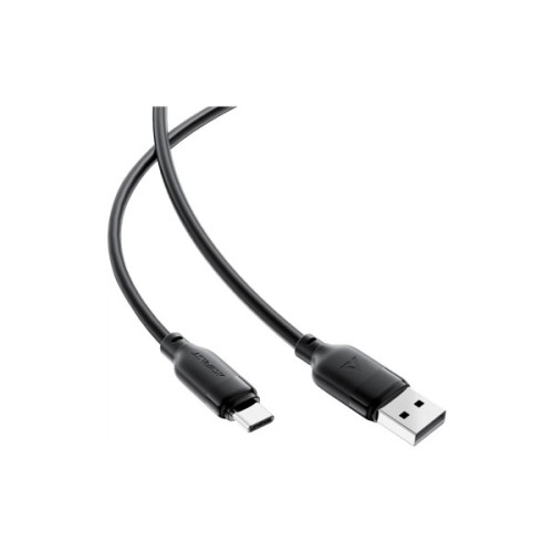 Дата кабель USB 2.0 AM to USB-C 1.2m 3A TPE black Acefast (6974316283812)
