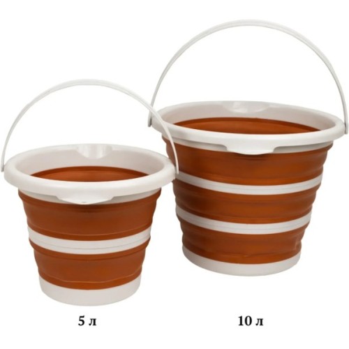 Відро складане Tribe Water Bucket 5 л terracota (T-FJ-0047-terracota)