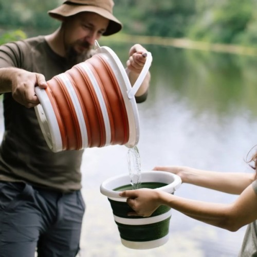 Відро складане Tribe Water Bucket 5 л terracota (T-FJ-0047-terracota)