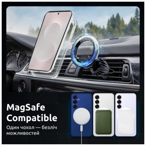 Чохол до мобільного телефона Intaleo CLEAR MagSafe Samsung Galaxy S24 Plus (1283126590597)