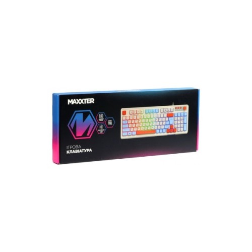 Клавіатура Maxxter KBG-3C01-UA USB UA (KBG-3C01-UA)