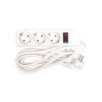 Мережевий фільтр живлення PowerPlant 1.8 м, 3 розетки, 3x1.5мм2 (PPSA10M18S3B)
