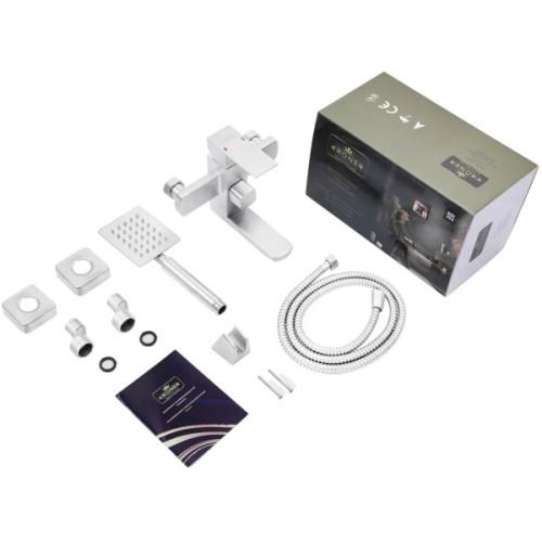 Змішувач Kroner Edelstahl Kubus-ESG010 + змішувач Edelstahl Kubus-ESG060 (CVS30150)