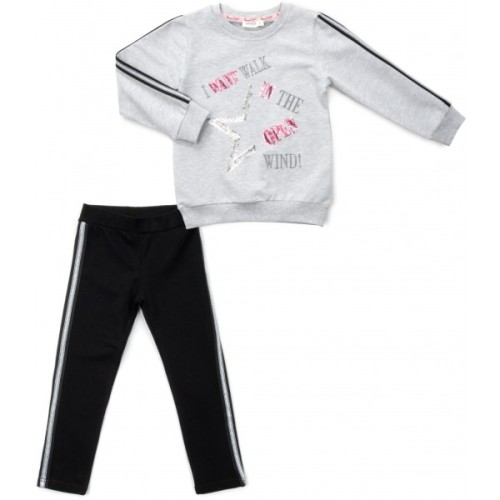 Спортивний костюм дитячий Breeze з лампасами (13666-116G-gray)