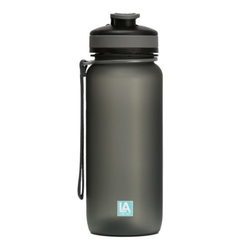 Пляшка для води Line Art Flores 650 мл сірий (60014218LA-07)