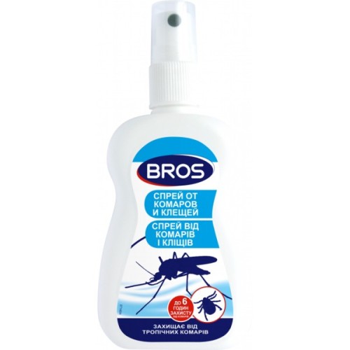 Спрей від комах Bros від комарів і кліщів 50 мл (5904517061248)