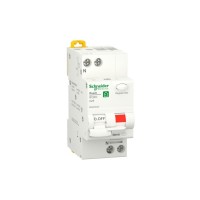 Диференціальний автоматичний вимикач Schneider Electric RESI9 6kA 1P+N 25A C 30mA (R9D25625)