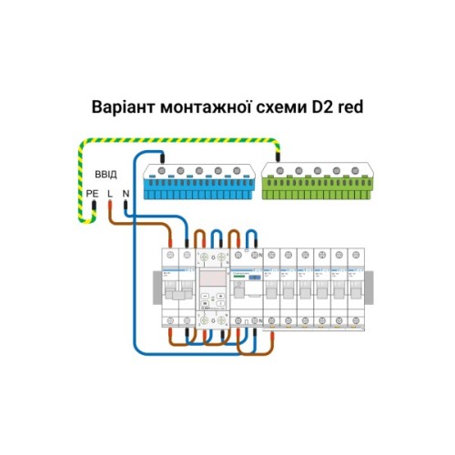 Реле напруги ZUBR D2-40 red (4820120221712)