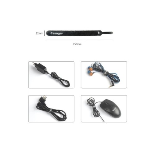 Набір для кріплення Earphone Charger Cord Management Holder Clip 10 pcs/strip Essager (EXD-KBB01)
