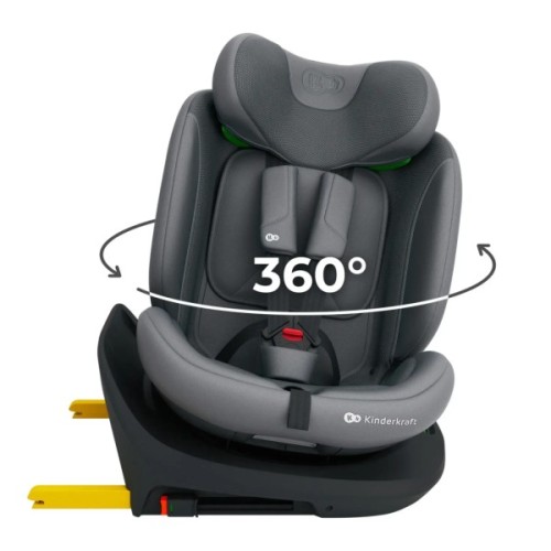 Автокрісло Kinderkraft i-Grow 2 Plus i-Size Grey (KCIGRO02GRYPL00) (5902533929832)