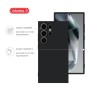 Чохол до мобільного телефона Intaleo Silicone Samsung Galaxy S24 Ultra Black (1283126600425)