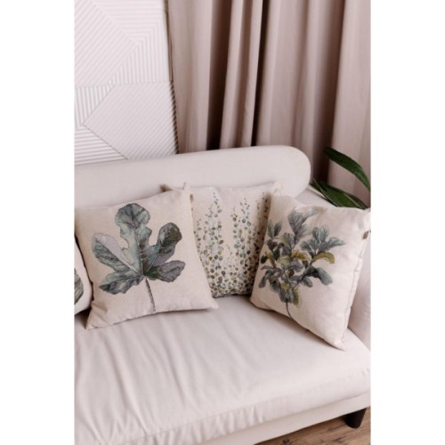 Подушка Прованс гобеленова декоративна Herbal Діхондра 45х45 см (035498)