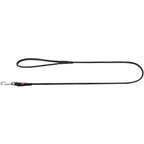 Повідець для собак WAUDOG Soft круглий XS d8 Д 183 см чорний (21801)