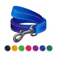 Повідець для собак WAUDOG Nylon Mono, світловідбивний L-XXL синій (521912)