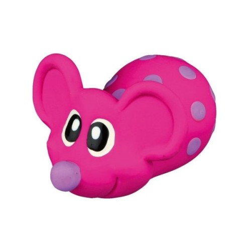 Іграшка для собак Trixie Миша з пискавкою в горошок Латекс 8 см (4011905351704)