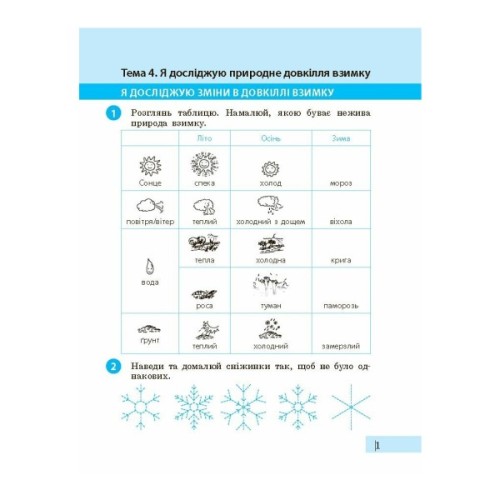 Робочий зошит НУШ Я досліджую світ. 1 клас. До підручника І. О. Большакової, М. С. Пристінської. Частина 2 Ранок (9786170947086)
