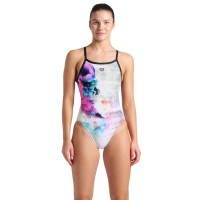 Купальник Arena Airbrush Swimsuit Challenge Ba 007912-510 білий, чорний, мультикольор 38 (3468337391470)