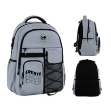 Рюкзак шкільний GoPack Education Teens 184 сірий (GO26-184L-2)