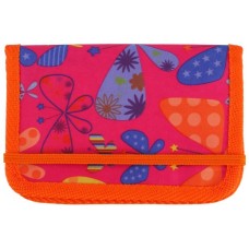 Гаманець дитячий Cool For School багатофункційний на гумці "Метелики" (CF86329)