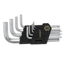 Ключ Sigma набір шестигранних 9шт 1.5-10мм CrV, короткі (4022011)