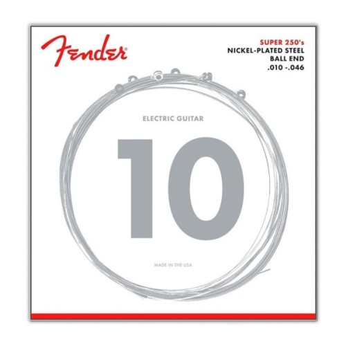 Струни для гітари Fender 250R Nickel-Plated Steel Guitar Strings (10-46) (A009836)