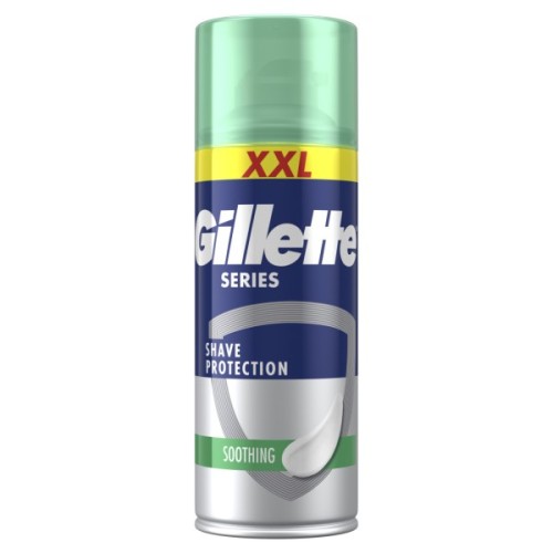 Піна для гоління Gillette Series Soothing Для чутливої шкіри з алое вера 400 мл (8006530162982)