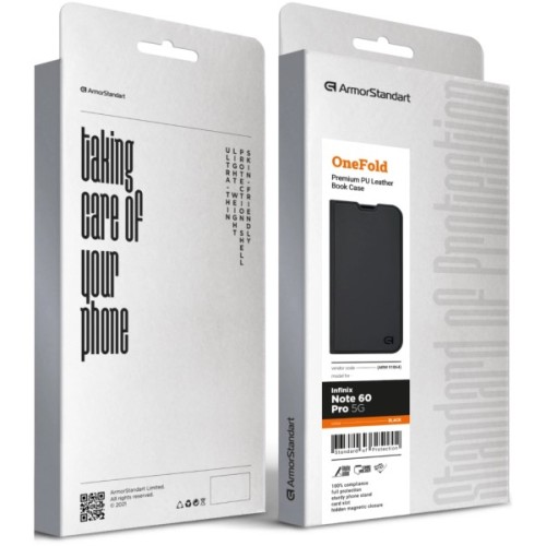 Чохол до мобільного телефона Armorstandart OneFold Case Infinix Note 60 Pro 5G Black (ARM91864)