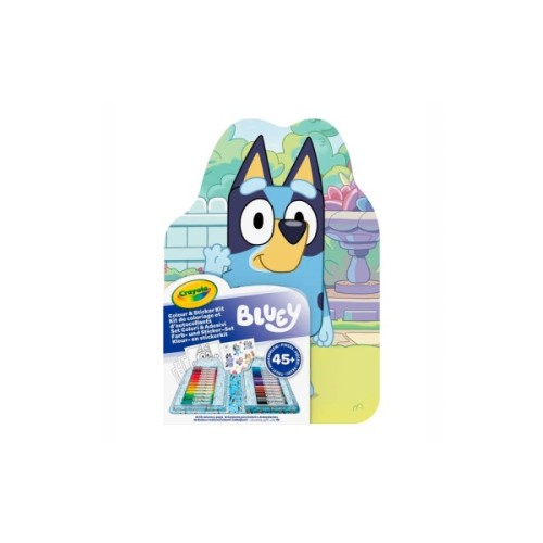 Набір для творчості Crayola Bluey для малювання, з фломастерами та розмальовками (04-0784)
