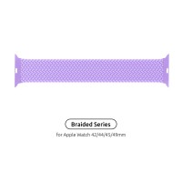 Ремінець до смарт-годинника Armorstandart Braided Solo Loop для Apple Watch 49/46/45/44/42 (Series 1-3) Lavender Grey Size 10 (172 mm) (ARM64909)