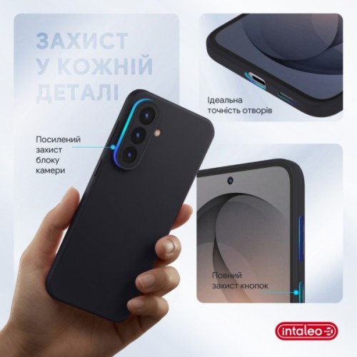 Чохол до мобільного телефона Intaleo Silicone Samsung Galaxy S26 Black (1283126634789)