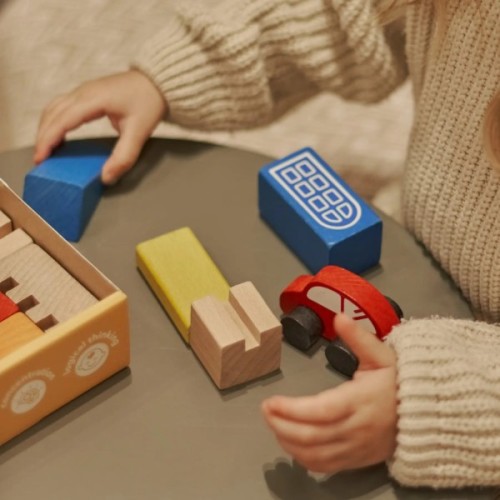 Кубики Ігротеко Будівельні блоки Місто 18 елементів (900538)