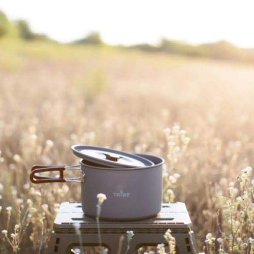 Котел туристичний Tribe Pot 3 л Alu алюмінієвий grey (T-FH-0015-grey)