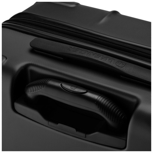 Валіза Wenger Oryson, велика, пластик, 4 колеса, чорна (653167)