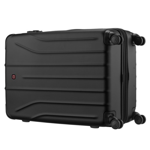 Валіза Wenger Oryson, велика, пластик, 4 колеса, чорна (653167)