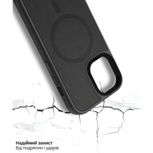 Чохол до мобільного телефона BeCover FIBRA ArcLine MagSafe Apple iPhone 17 Black (715372)