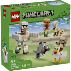 Конструктор LEGO Minecraft Курячий Жокей: атака в пустелі (21592)