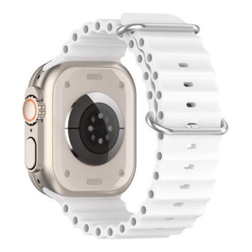 Ремінець до смарт-годинника Armorstandart Ocean Band для Apple Watch 49/46/45/44/42 (Series 1-3) White (ARM74249)